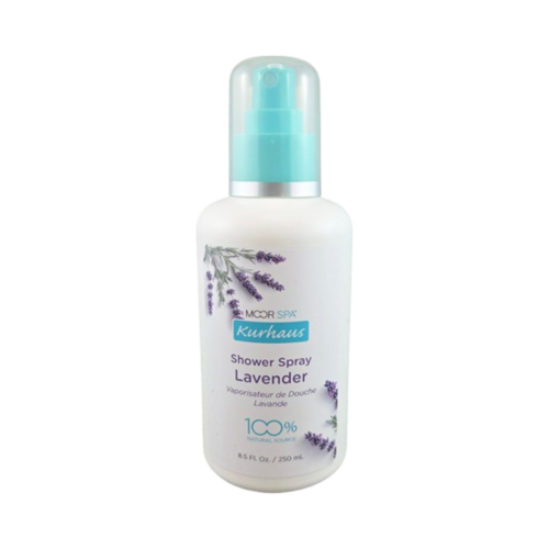 Moor Spa Kurhaus Lavender Shower Spray on white background