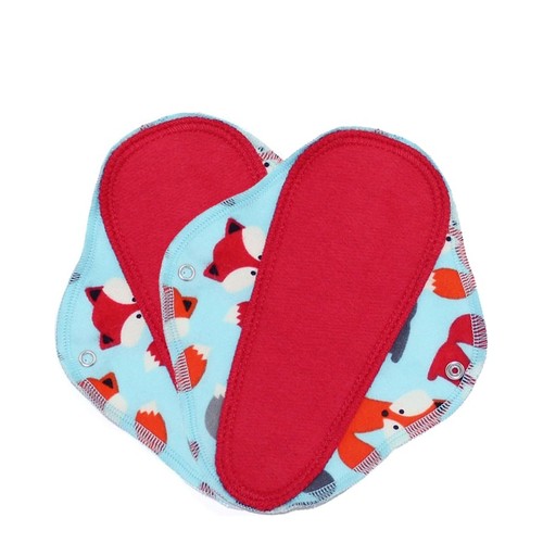Lunapads Thong Pantyliners - Black on white background
