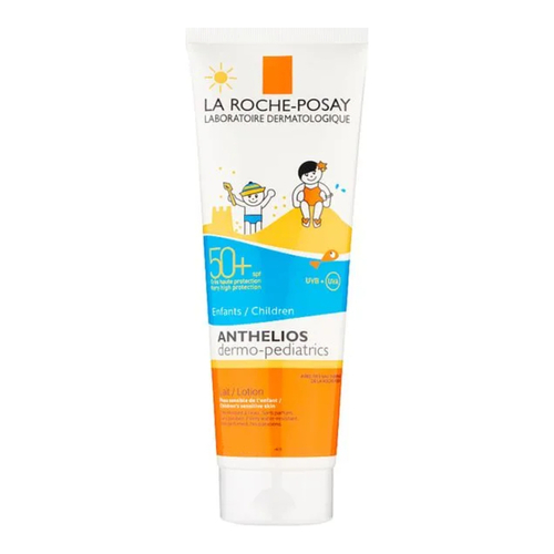 Naturally Yours La Roche Posay Anthelios Dermo-Kids Lotion SPF 50 on white background