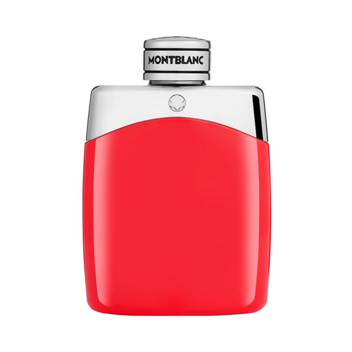 Montblanc Legend Red EDP on white background