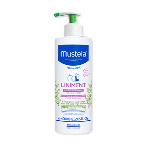 Mustela Liniment for Diaper Change on white background