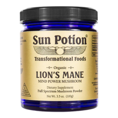 Sun Potion Lions Mane (Organic) on white background