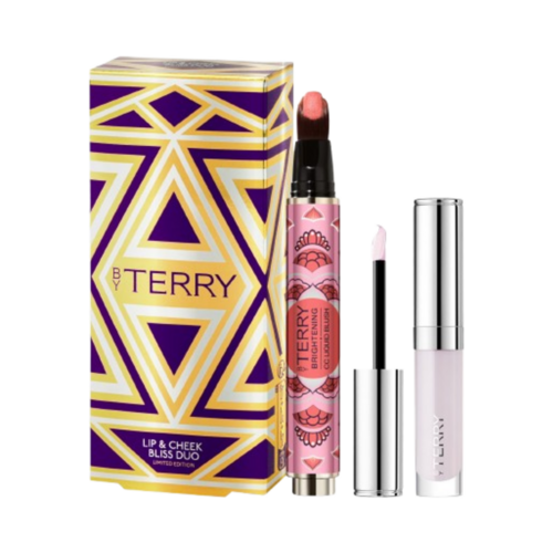 By Terry Lip and Cheek Bliss Gift Set Duo, 1 set By Terry Lip and Cheek Bliss Gift Set Duo on white background
