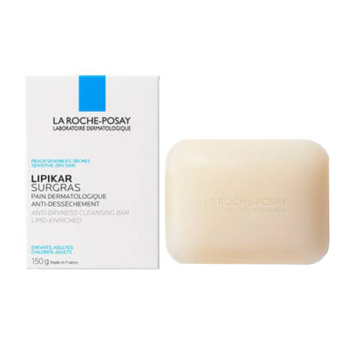 La Roche Posay Lipikar Surgras Cleansing Bar Soap, 150g/5.25 oz