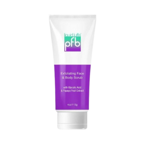 PFB Liquid Luffa Scrub, 113g/3.99 oz PFB Liquid Luffa Scrub on white background