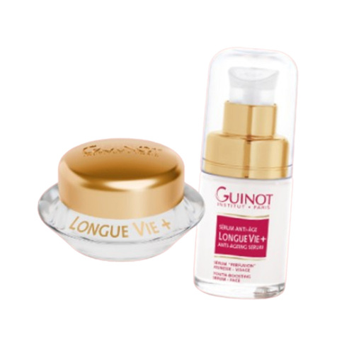 Guinot Longue Vie + Holiday Set on white background