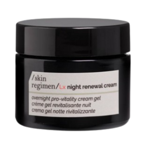 Skin Regimen  Lx Night Renewal Cream on white background