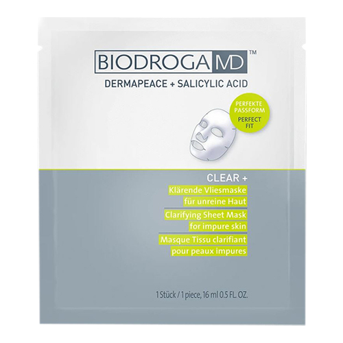 Biodroga MD Clear+ Clarifying Sheet Mask on white background