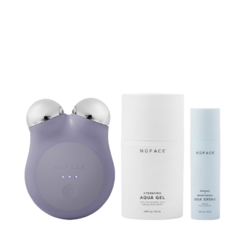 NuFace MINI+ Starter Kit - Violet Dusk on white background