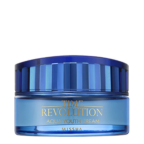 MISSHA Time Revolution Aqua Youth Cream on white background