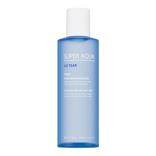 MISSHA Super Aqua Ice Tear Toner on white background