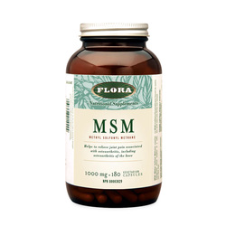 MSM Methylsulfonylmethane on white background