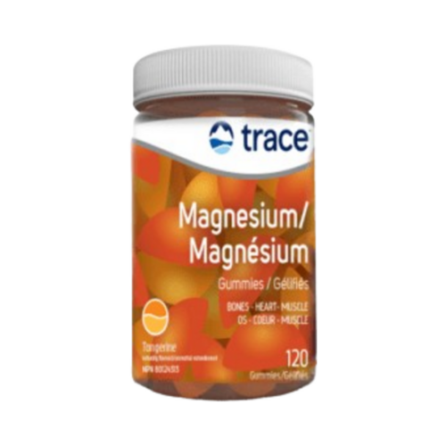 Trace Minerals Magnesium Gummies - Tangerine on white background