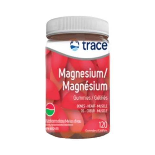 Trace Minerals Magnesium Gummies - Watermelon on white background