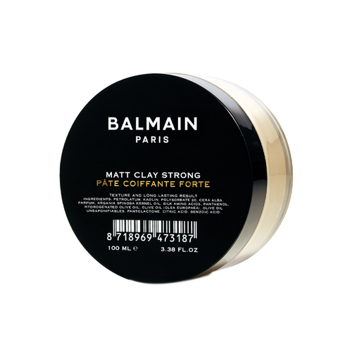 BALMAIN Paris Hair Couture Matte Clay Strong on white background