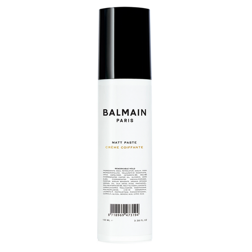 BALMAIN Paris Hair Couture Matte Paste on white background