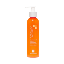 Brightening Meyer Lemon + Vitamin C Creamy Cleanser on white background