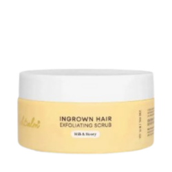 Milk and Honey Exfoliating Scrub Ingrown Hair on white background