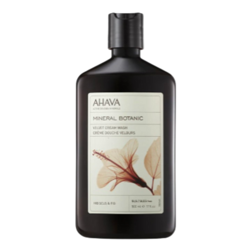 Ahava Mineral Botanic Cream Wash Hibiscus and Fig, 500ml/16.91 fl oz