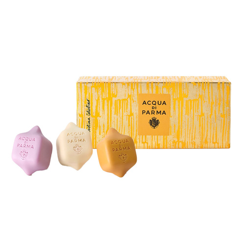 Acqua Di Parma Mini Citrus Soap Gift Box on white background