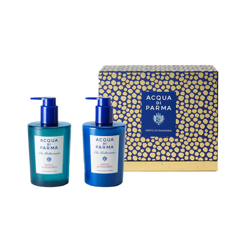Acqua Di Parma Mirto di Panarea Hand and Body Ritual Gift Set Duo on white background