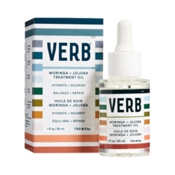 Moringa + Jojoba Oil on white background