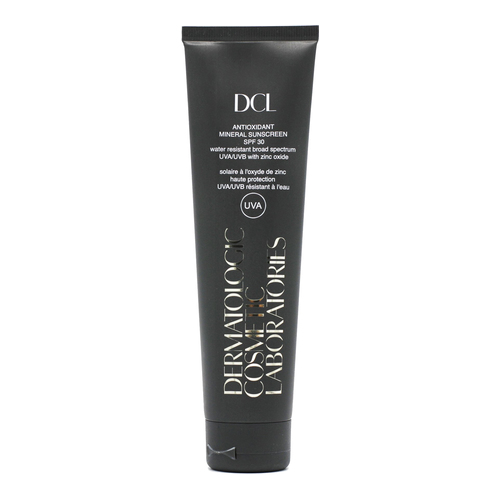 DCL Dermatologic Antioxidant Mineral Sunscreen SPF 30 on white background