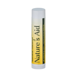 Natural Lip Balm - Banana Coconut on white background