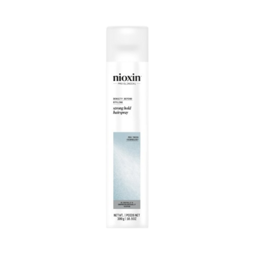 NIOXIN Niospray Strong Hold Hairspray on white background