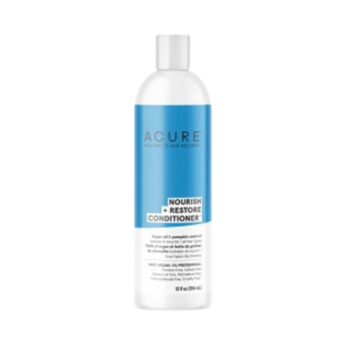 Acure Nourish + Restore Conditioner on white background