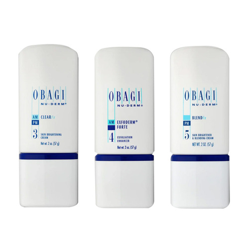 Obagi Nu-Derm Brighter Complexion Set, 1 set Obagi Nu-Derm Brighter Complexion Set on white background