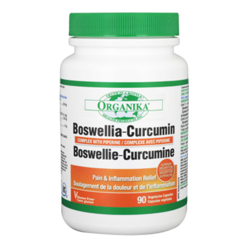 Organika Boswellia Curcumin Complex on white background