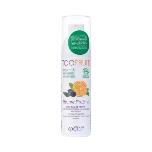 Toofruit Orange - Blueberry No-Rinse Lotion on white background