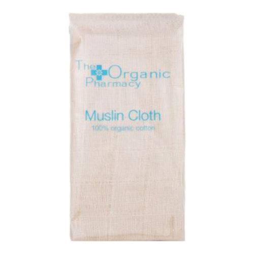 The Organic Pharmacy Organic Muslin Cloth on white background