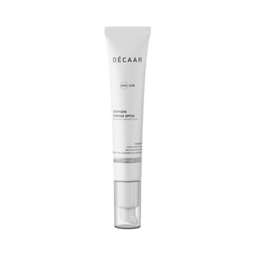 Decaar Oxygen Cream SPF 30 on white background