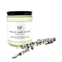 Peace and Calm Soy Candle