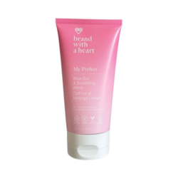 Perfect Blow Out and Smoothing Cream on white background