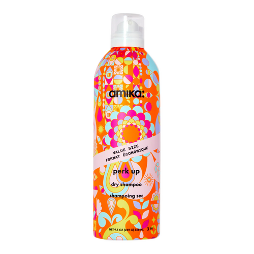 Amika Perk Up Dry Shampoo on white background