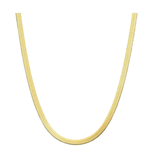 Blomdahl Plain Necklace - Gold (40-46cm) on white background