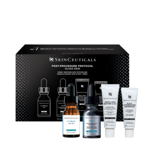 SkinCeuticals Post-procedure Protocol Glass Skin Kit on white background