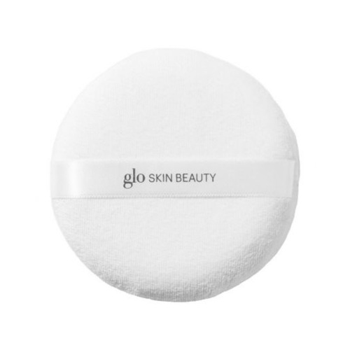 Glo Skin Beauty Powder Puff on white background
