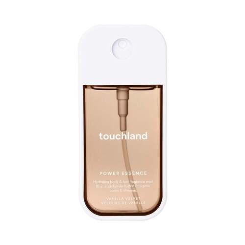 Touchland Power Essence Body and Hair Fragrance Mist - Vanilla Velvet on white background