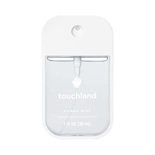 Touchland Power Mist Hydrating Hand Sanitizer - Rainwater on white background