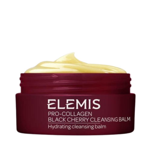 Elemis Pro-Collagen Black Cherry Cleansing Balm on white background