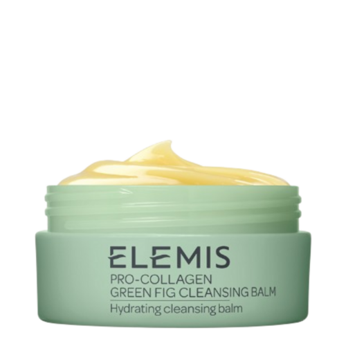 Elemis Pro-Collagen Green Fig Cleansing Balm on white background