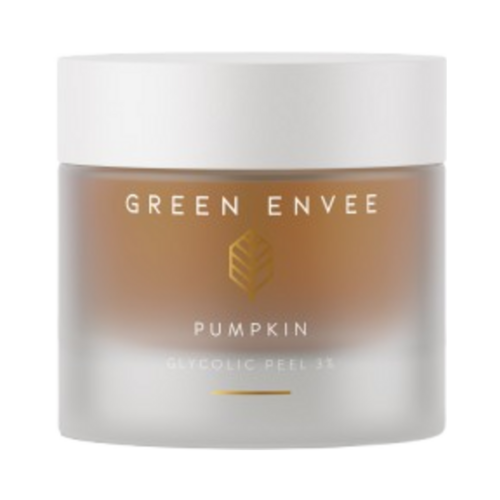 Green Envee Pumpkin Glycolic Peel 3% on white background