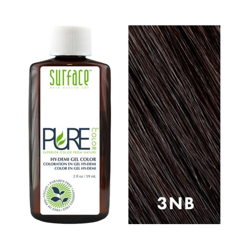 Surface Pure Color 3NB Espresso Natural Beige on white background