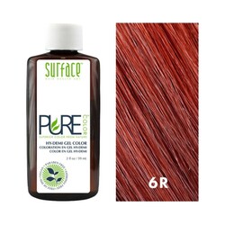 Pure Color 6R Garnet Red on white background