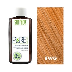 Pure Color 8WG Peach Warm Gold on white background