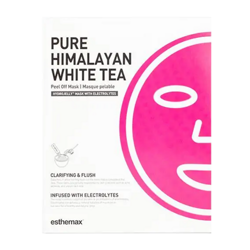 Esthemax Pure Himalayan White Tea Hydrojelly, 1 set Esthemax Pure Himalayan White Tea Hydrojelly on white background